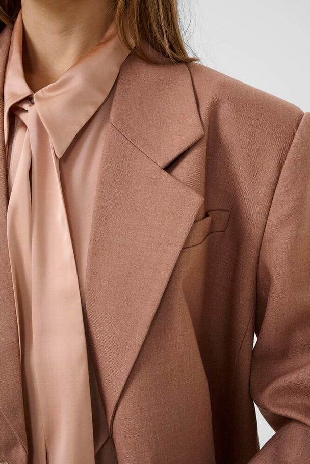 Gestuz - Gzpaula Oz Blazer 10910614 - 109220 - Burnt Marple Sugar Melange Blazere 