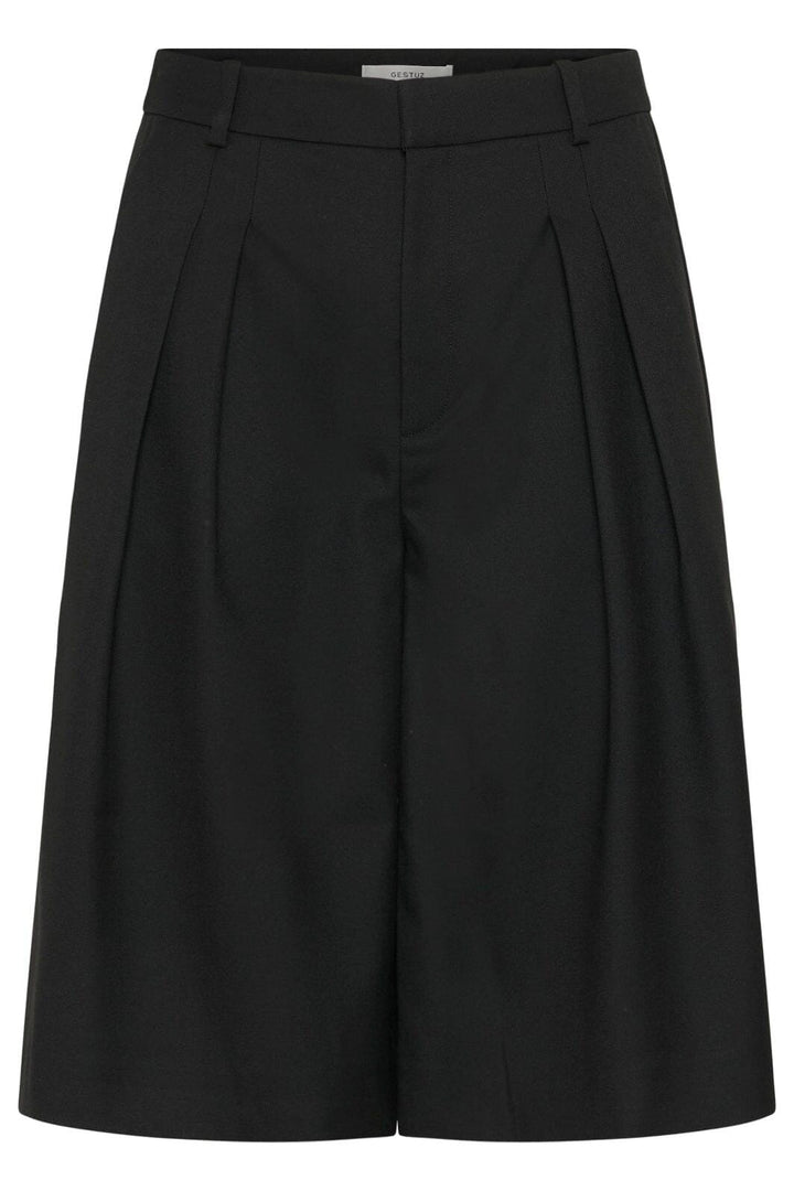 Gestuz - Gzpaula Wide Shorts 10911267 - 100017 - Black Shorts 