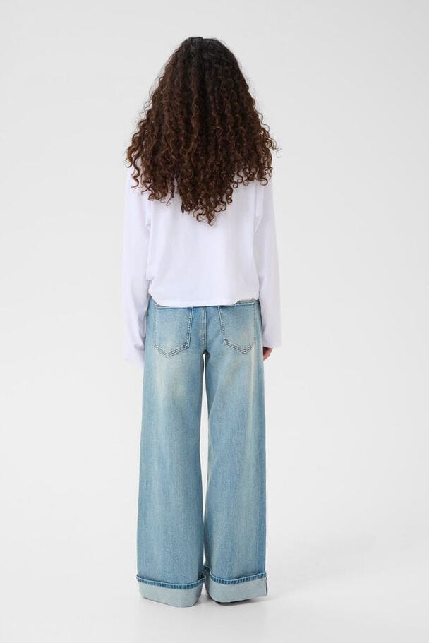 Gestuz - Gzsara Wide Jeans 10910809 - 104590 - Washed Blue Jeans 