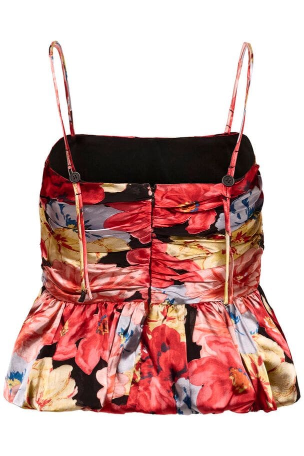 Gestuz - Gzsigrida P Silk Top 10911035 - 109158 - Dessert Flower Multi Toppe 