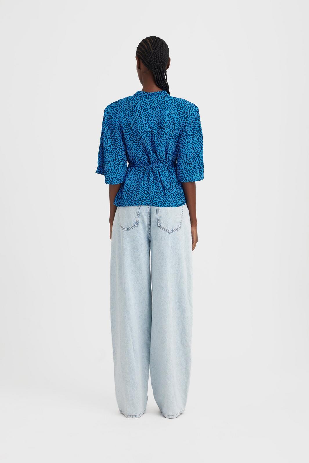 Gestuz - KailyGZ HW wide jeans - Light blue washed