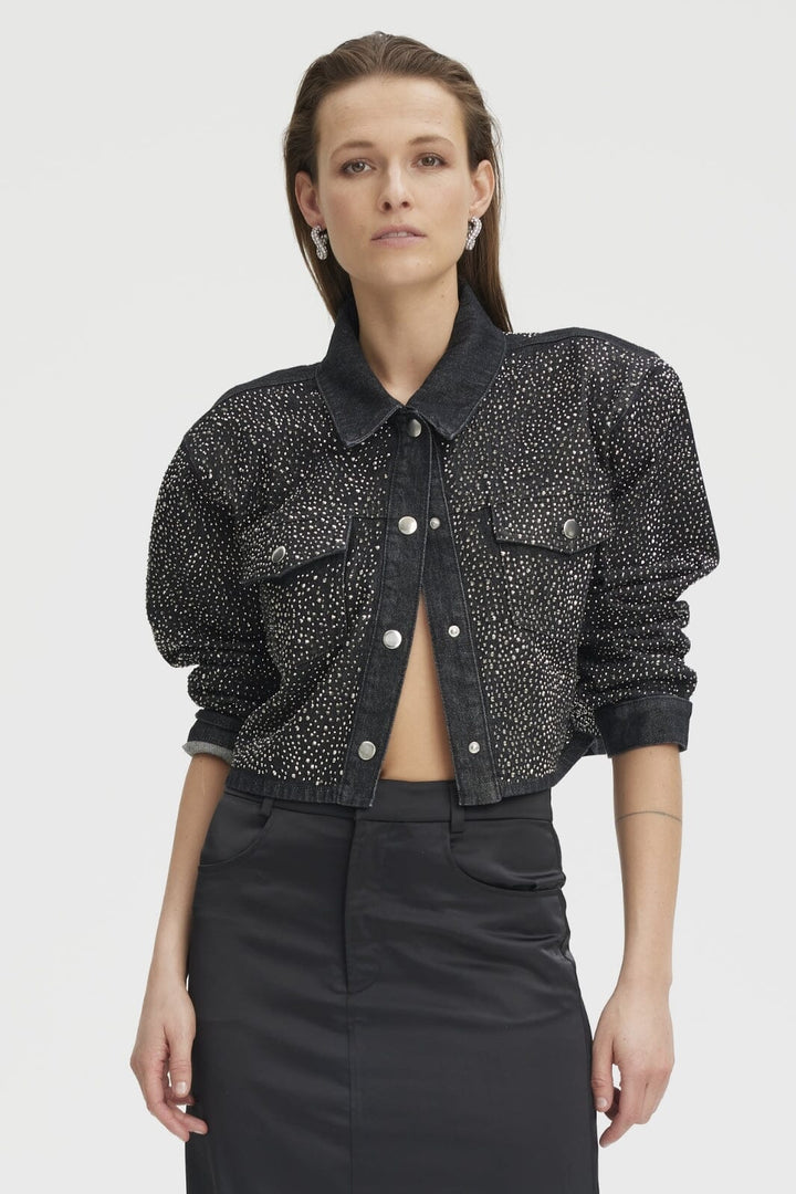 Gestuz - NadivaGZ jacket - Dark grey washed
