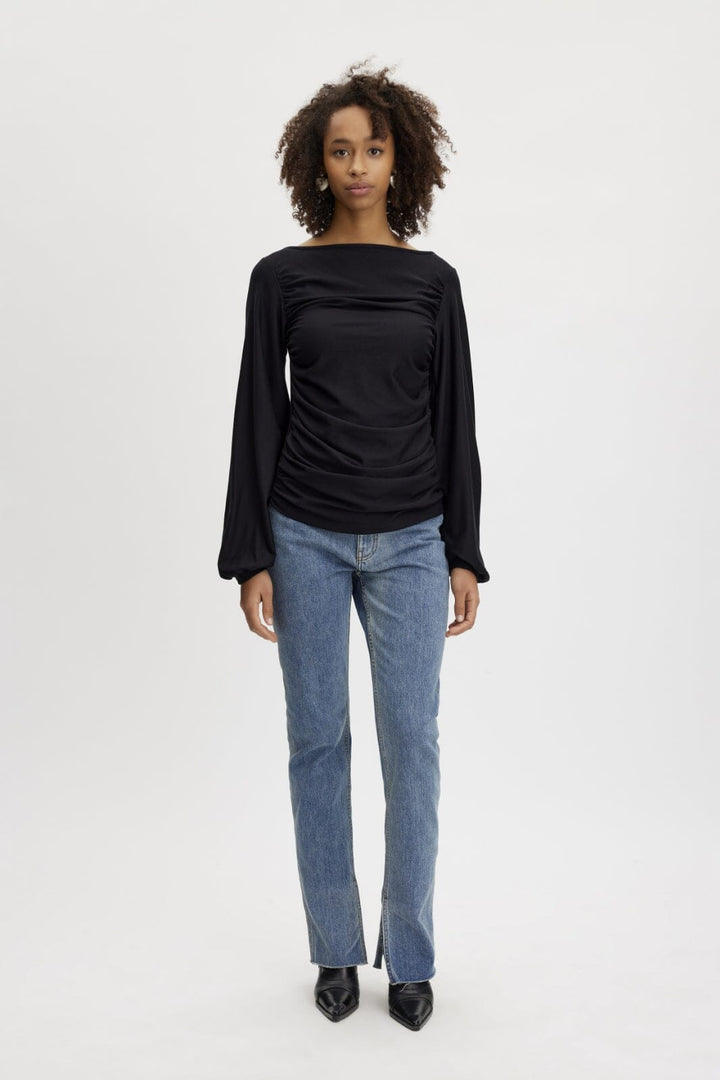 Gestuz - RifaGZ ls blouse - Black