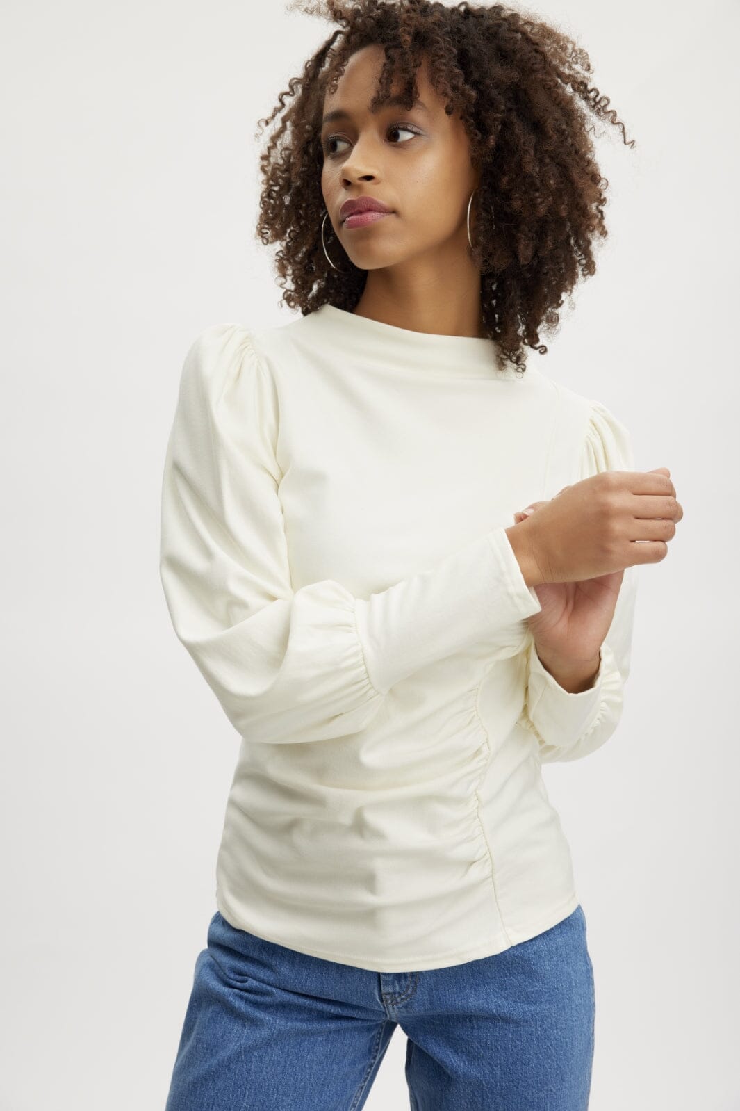 Gestuz - Samurillygz Back Emb Tee - 110601 Bright White