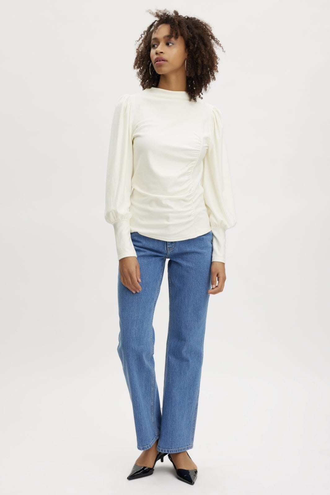 Gestuz - Samurillygz Back Emb Tee - 110601 Bright White