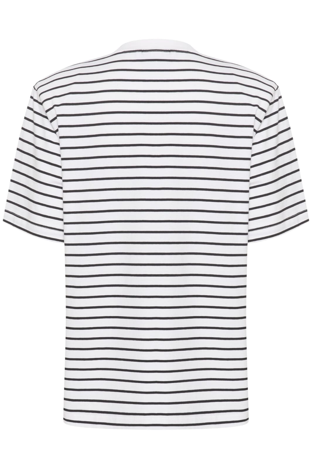 Gestuz - Samurillygz Striped Tee - 106159 White Black Stripe