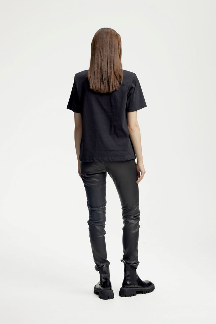 Gestuz - SashaGZ HW leather legging NOOS - Black