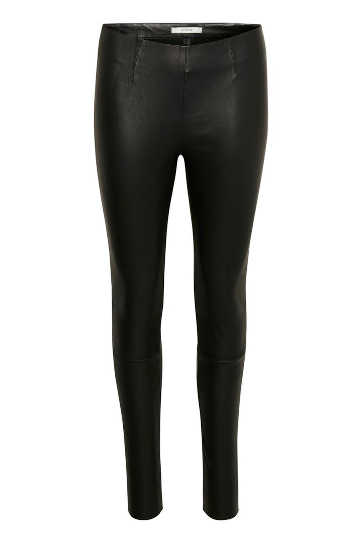 Gestuz - SashaGZ HW leather legging NOOS - Black