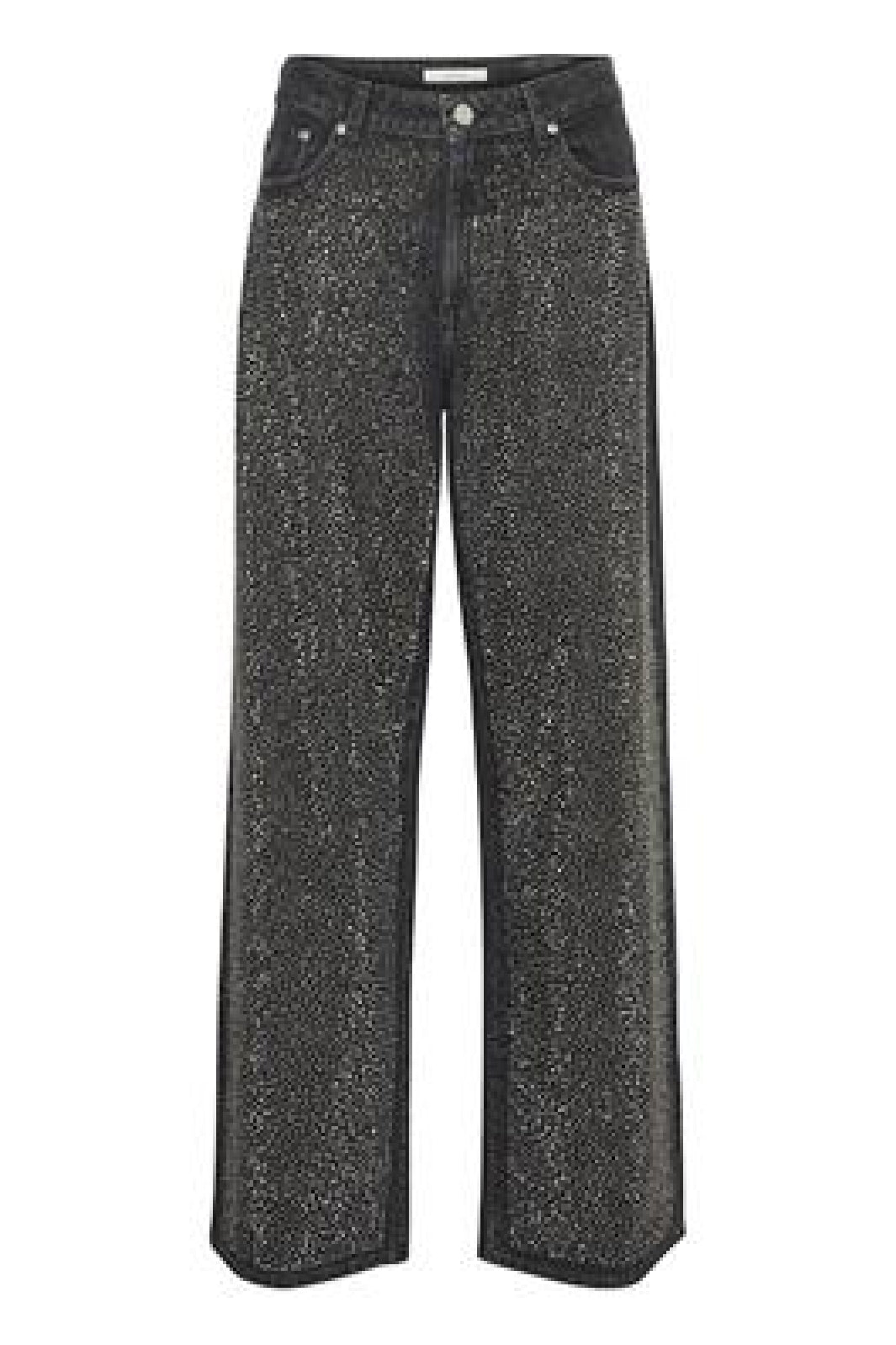 Gestuz - ZorahGZ MW jeans - Dark grey washed