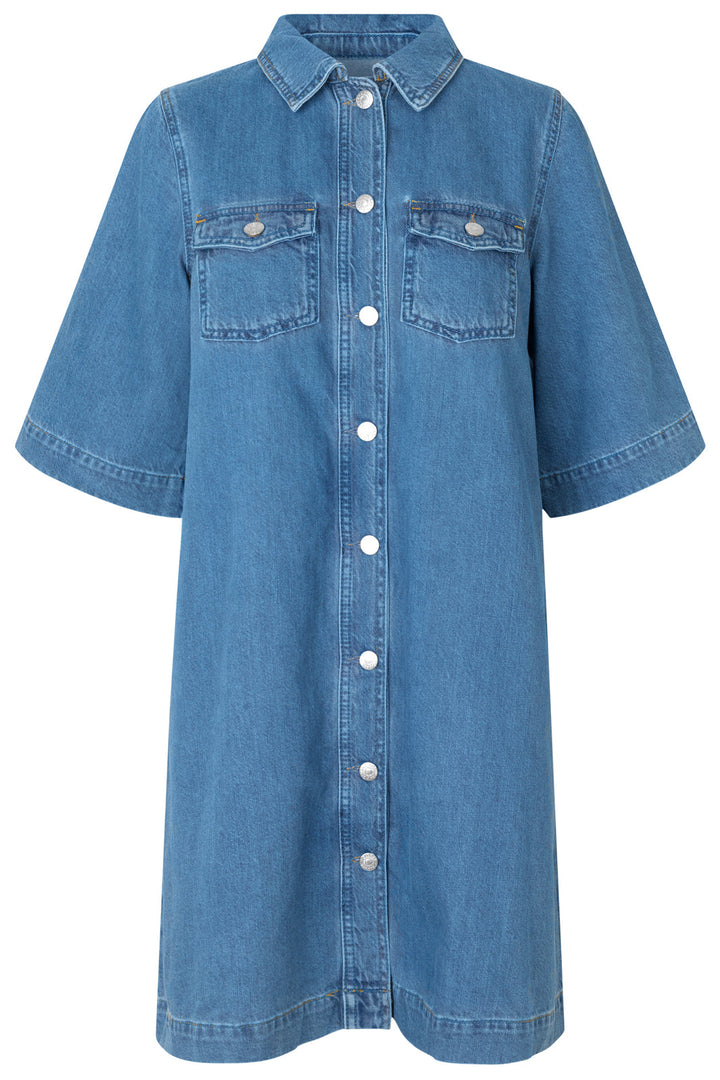 Global Funk - Mira-G Dress - Mid Vintage Blue