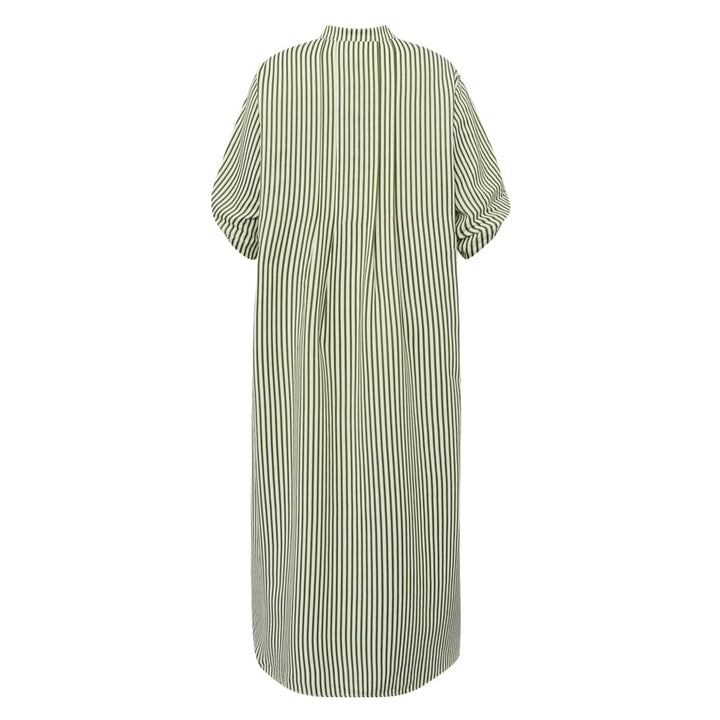 Gossia - Alexago Jo Shirt Dress G1989 - Creme Army Stripes Kjoler 