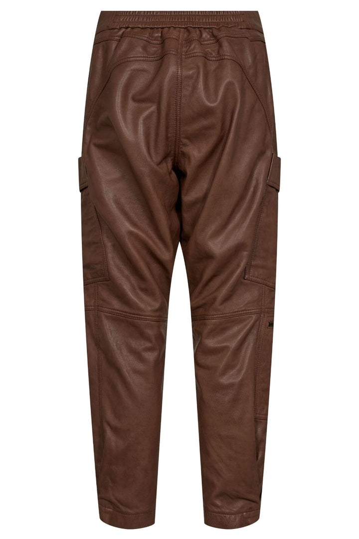 Gossia - CinnaGO Jo Leather Pants - Cognac