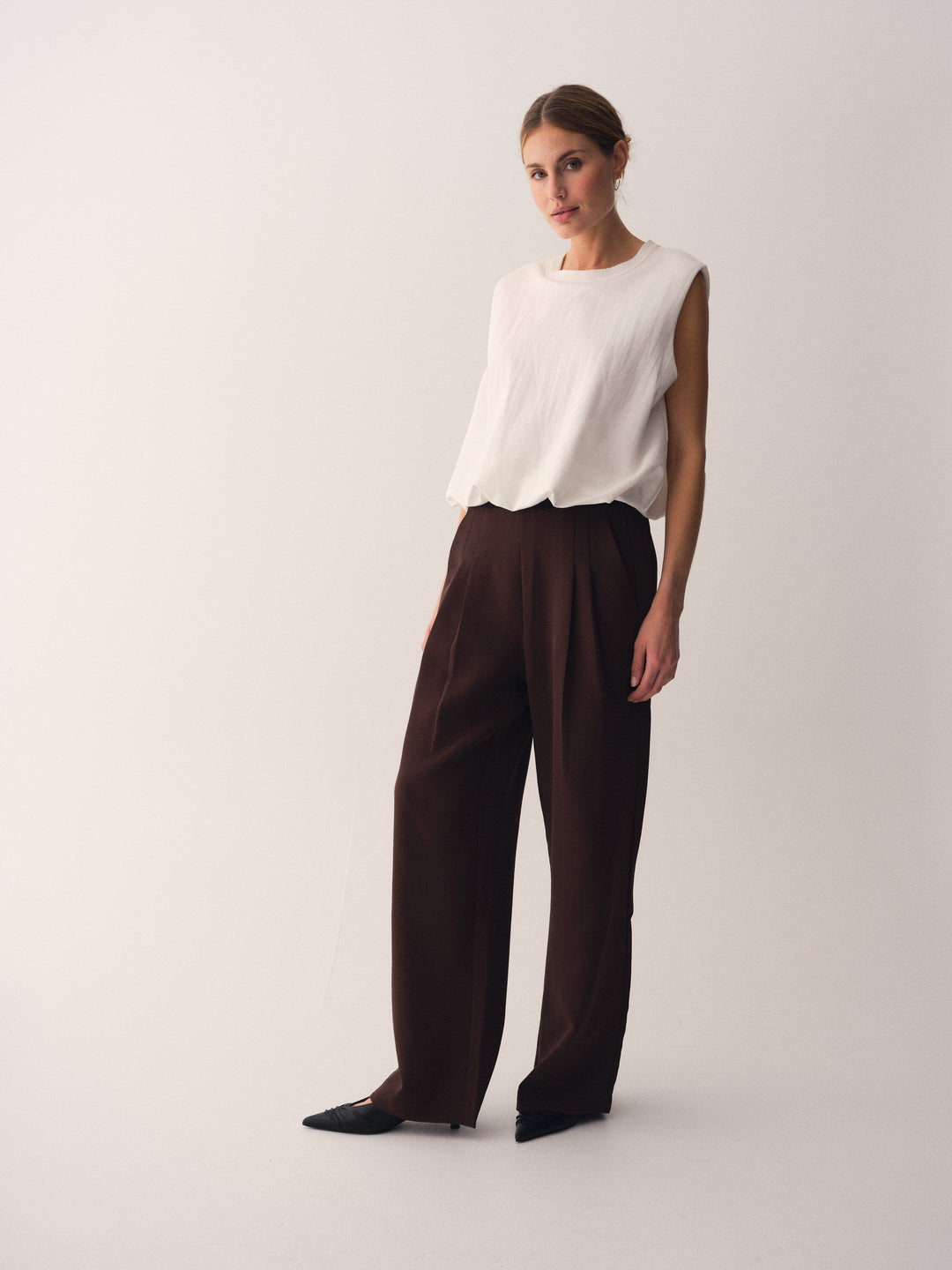 Gossia - Cloego Atalie Pants G2639 - Chocolate Bukser 