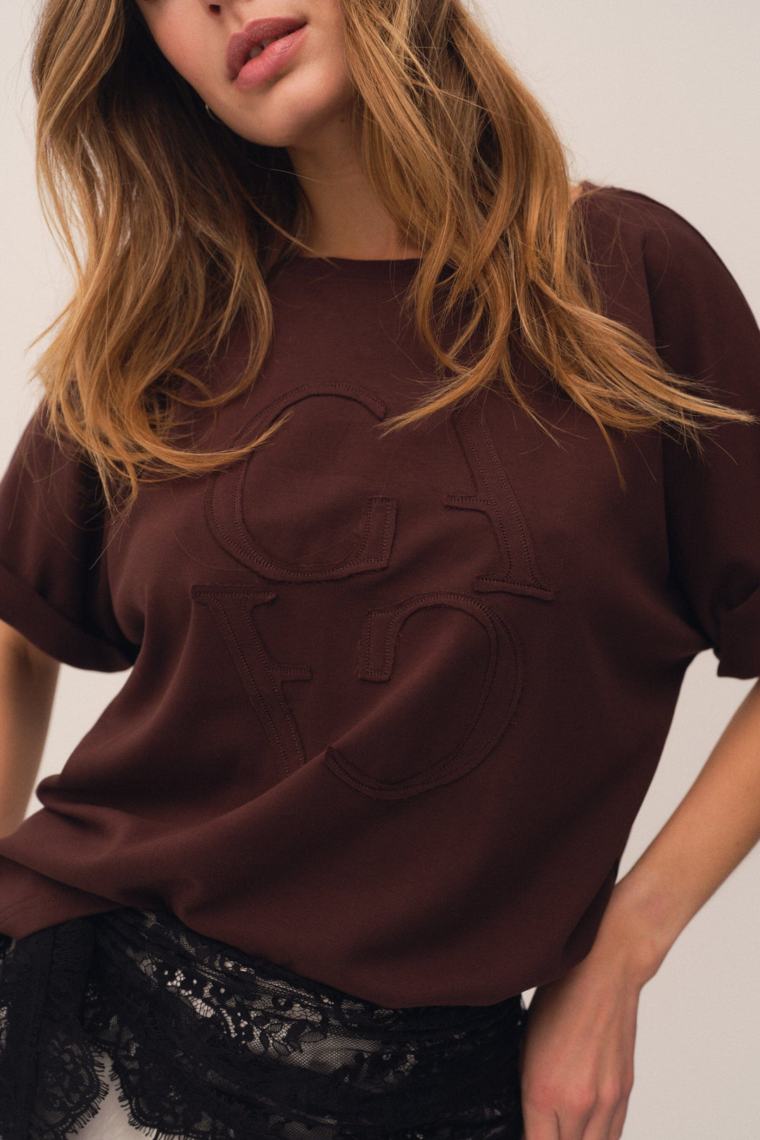 Gossia - Egago Tee G2935 - Brown T-shirts 