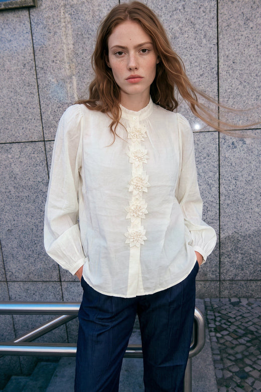 Gossia - Emiligo Shirt G3137 - Creme Skjorter 