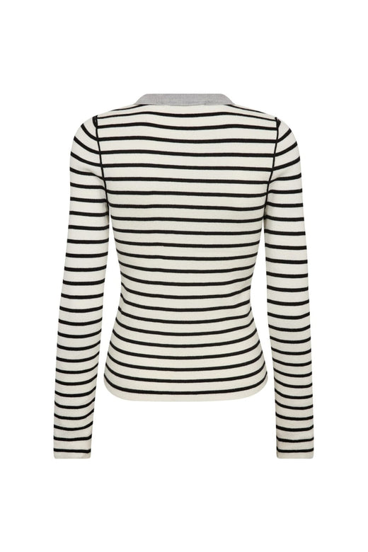 Gossia - Fabiolago Jumper G3116 - Off-White/Black Stripes