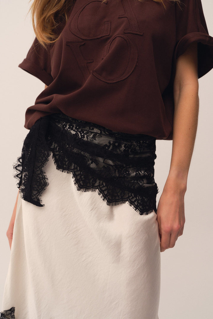 Gossia - Florago Scarf G2968 - Black Tørklæder 