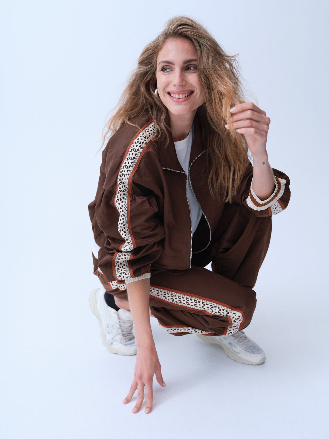 Gossia - Kiwgo Track Pants G2814 - Brown Bukser 