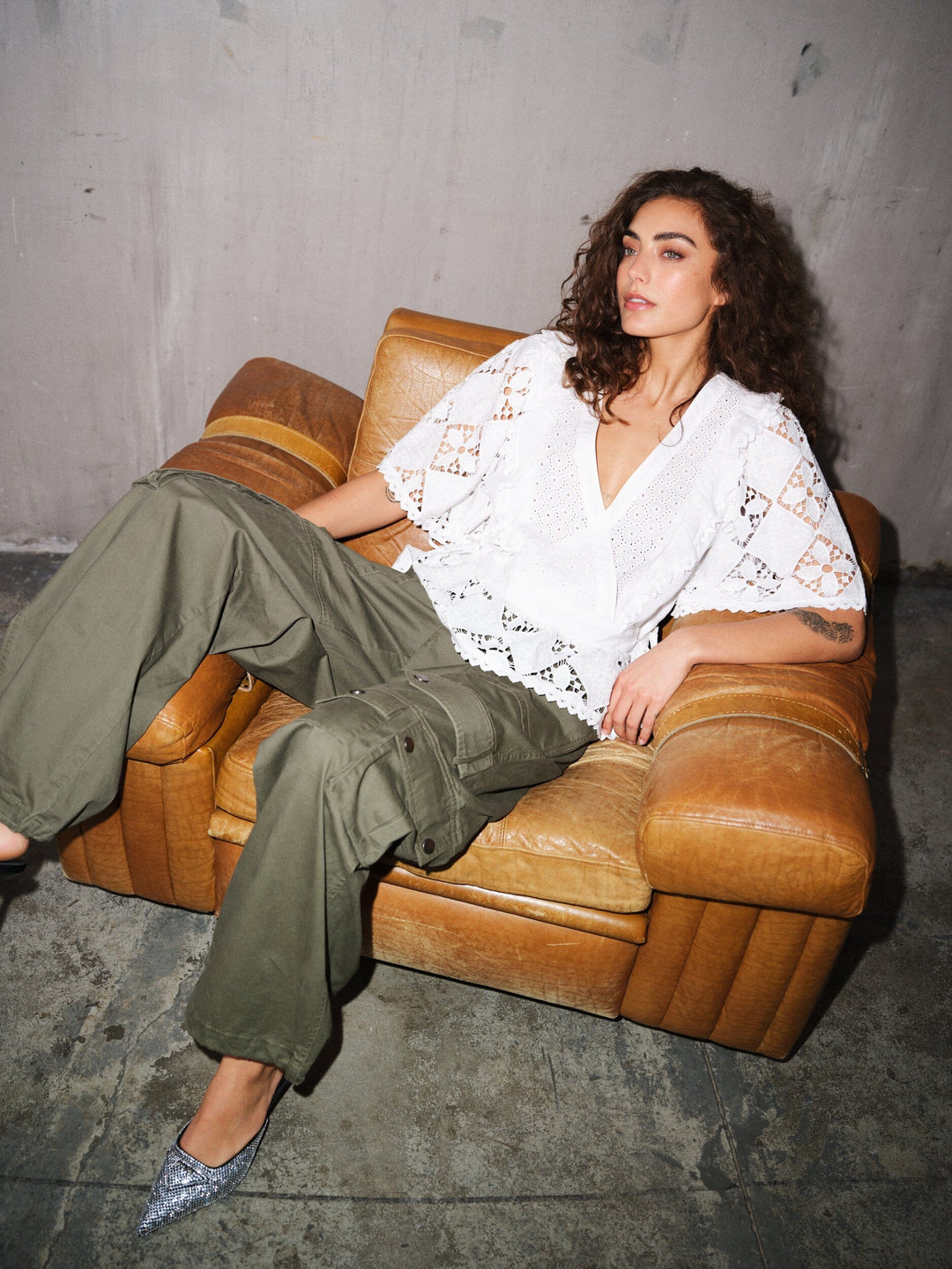 Gossia - Lanago Blouse G3016 - White T-shirts 