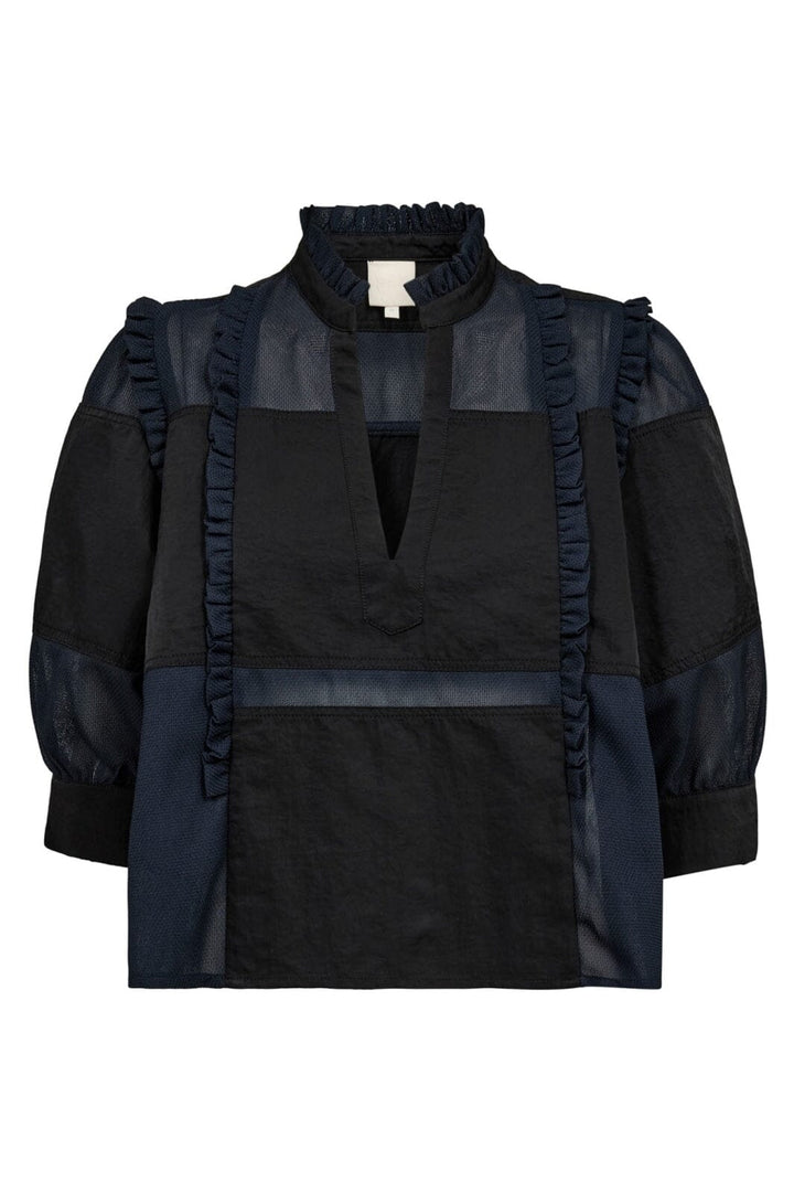 Gossia - Marshgo Blouse G2991 - Black Navy