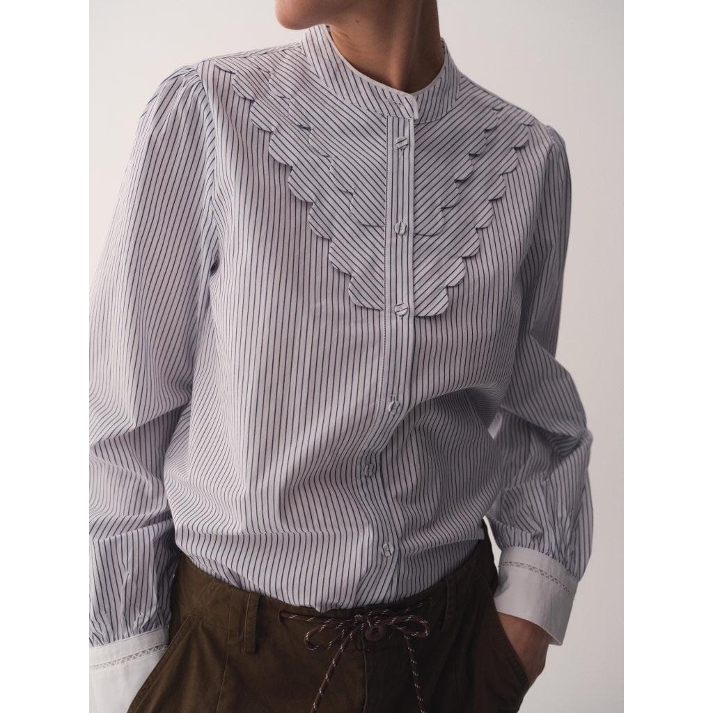 Gossia - Palomago Shirt G2626 - Blue Stripes Skjorter 