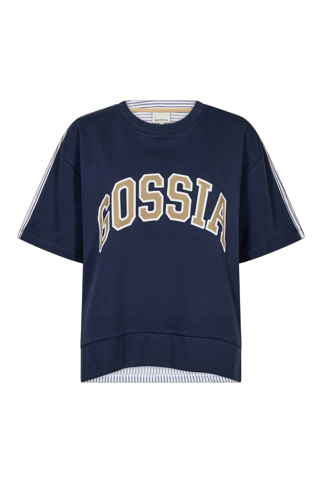 Gossia - Welago Mix Tee G3189 - Navy T-shirts 
