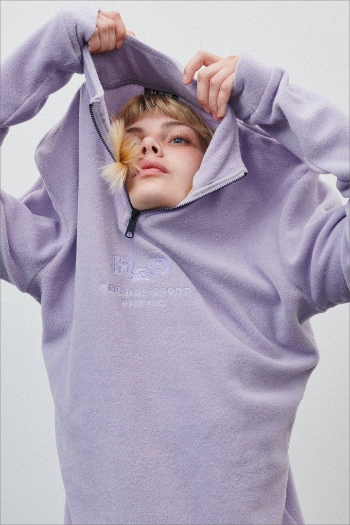 H2O - Blåvand II Fleece Half Zip - Lilac