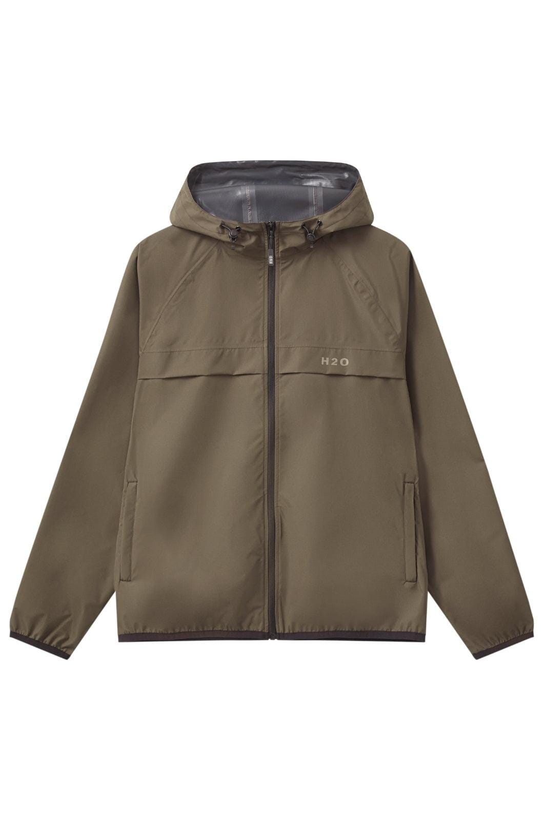 H2O - Rømø Lw Rain Jacket Packable - 3553 Dusty Oak