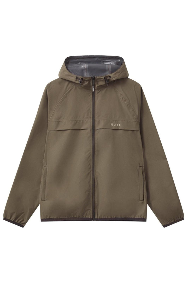 H2O - Rømø Lw Rain Jacket Packable - 3553 Dusty Oak
