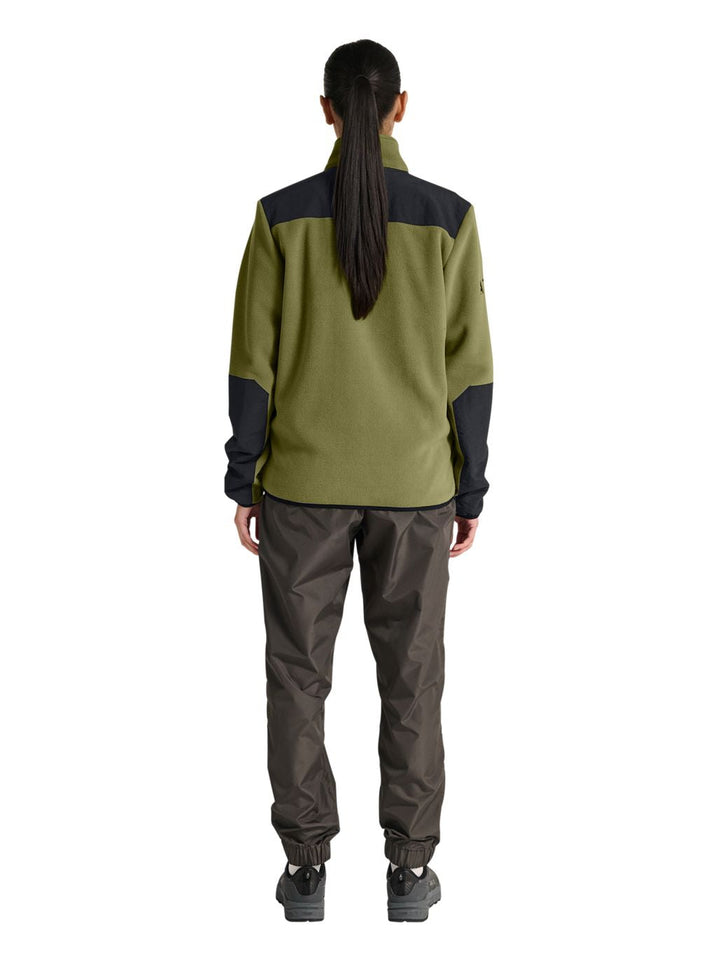 Halo - Blocked Zip Fleece 610209 - 6096 - Olive Drab Jakker 