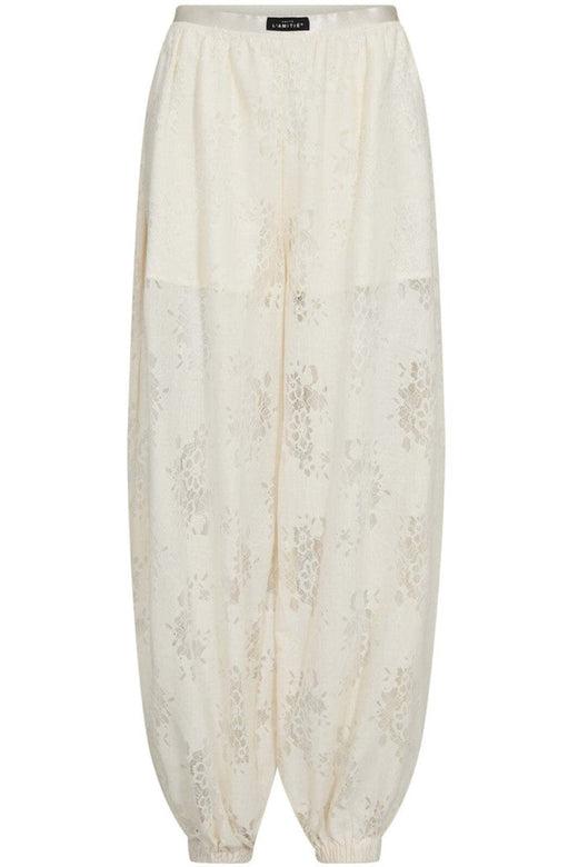 Haute L'Amitié - Bella Lace Harem Pant HL10584 - Off-White Bukser 