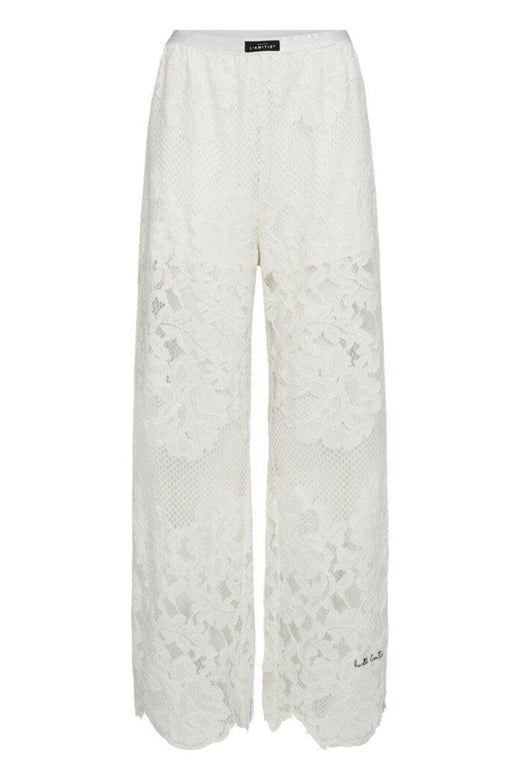 Forudbestilling - Haute L'Amitié - Curvey Lace Hem Pant HL10214 - Off-White