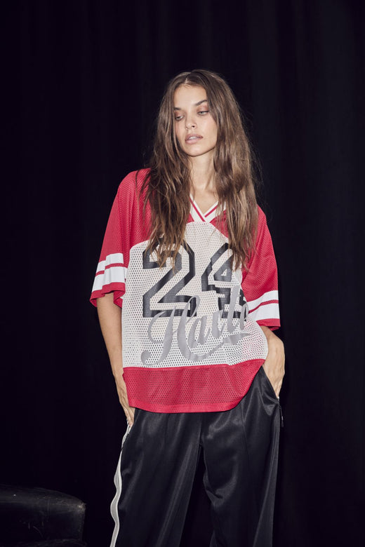 Haute L'Amitié - Drift Combo Number Tee HL10478 - Red T-shirts 