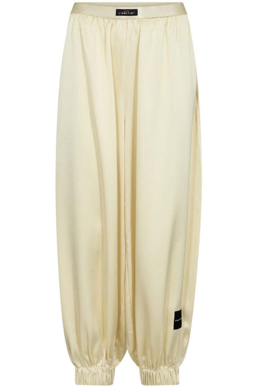 Haute L'Amitié - Evita Crop Harem Pant HL10591 - Pale Yellow Bukser 