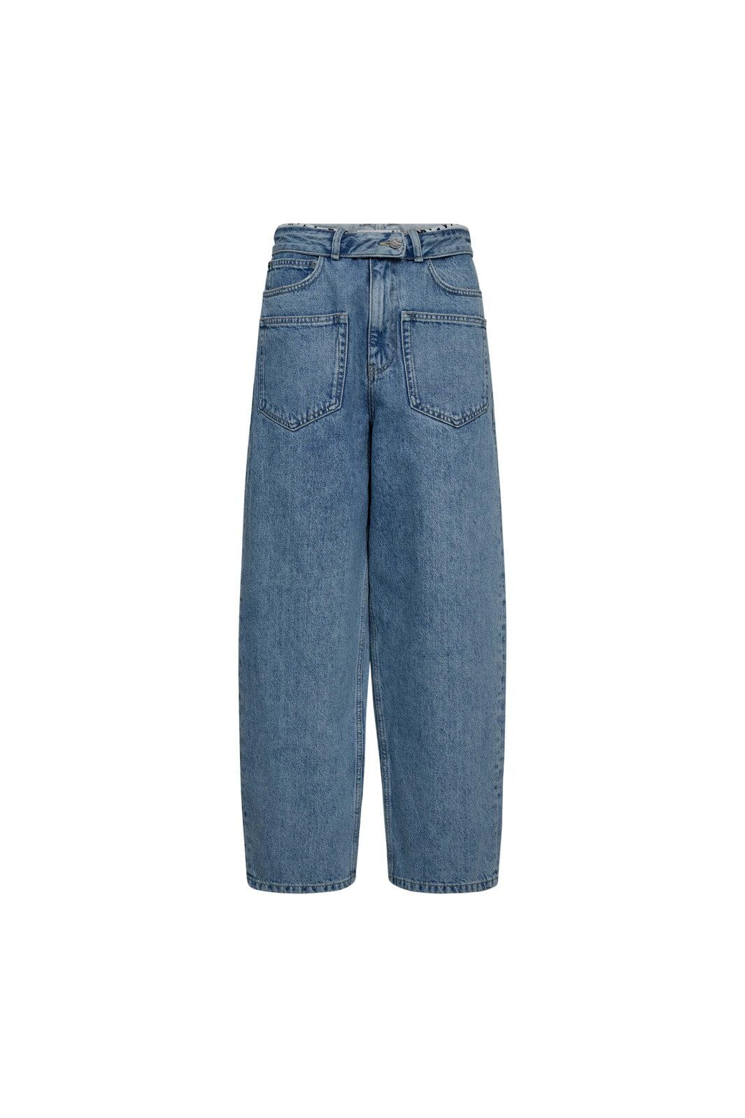 Haute L'Amitié - Flip Waist Pocket Tall Jeans HL10237 - Bleached Denim