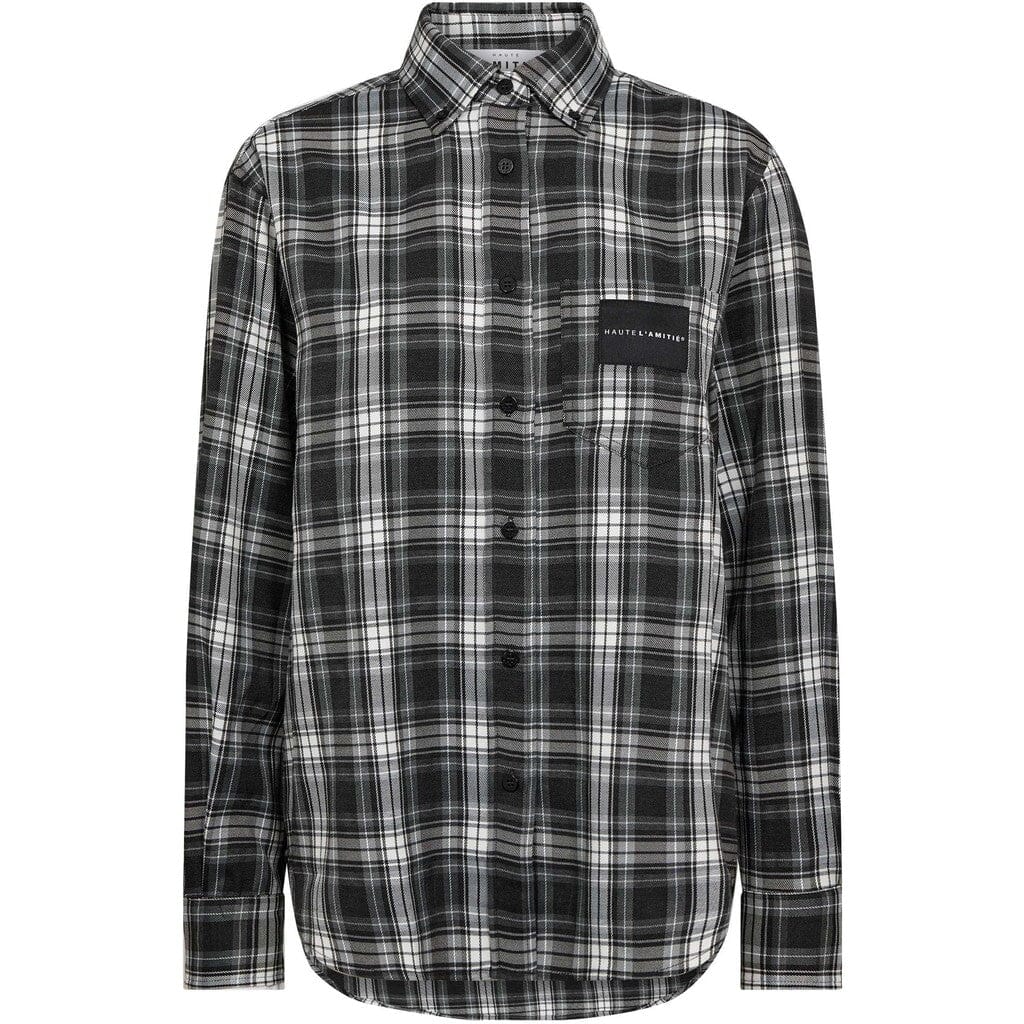 Haute L'Amitié - Haute Check Shirt HL10645 - Grey Check Skjorter 