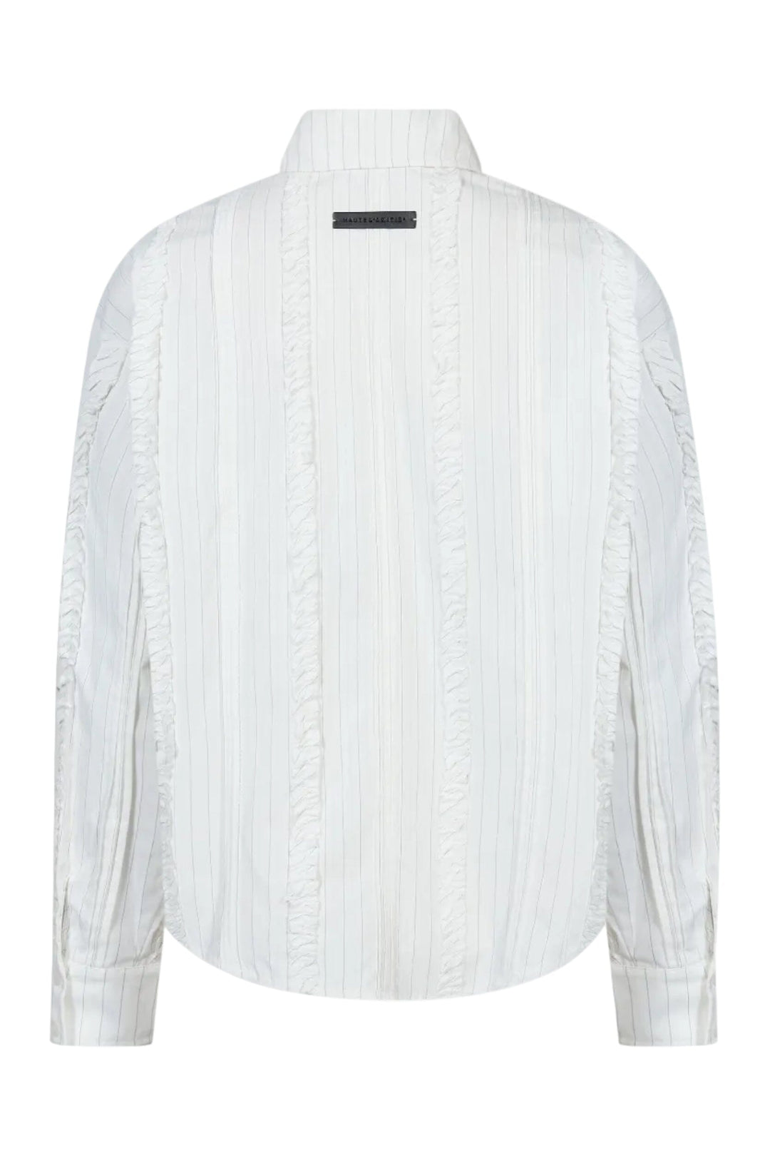 Haute L'Amitié - Inez Pin Frill Tie Shirt Hl10981 - Off-White Skjorter 