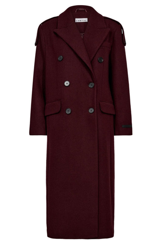 Haute L'Amitié - Lida Tailor Wool Coat HL10176 - Amarone Jakker 