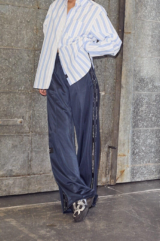 Haute L'Amitié - Logo Tape Track Pant HL10258 - Navy Bukser 