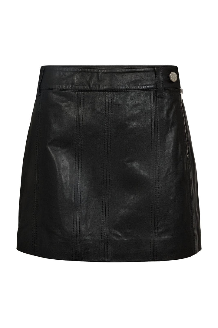 Haute L'Amitié - Loreen Leather Skirt HL10443 - Black