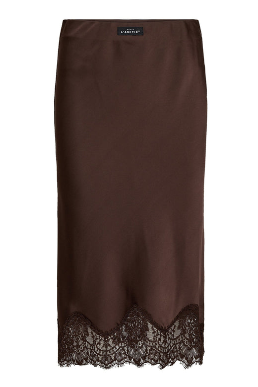 Haute L'Amitié - Naomi Lingerie Pencil Skirt HL10561 - Mocca Nederdele 