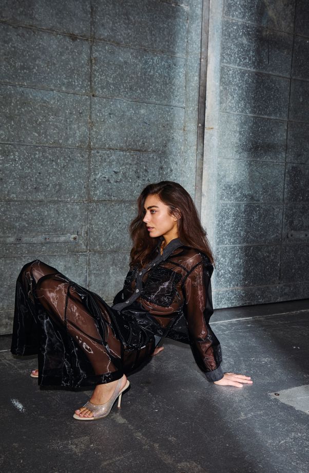 Haute L'Amitié - Organza Pants HL10636 - Black Bukser 