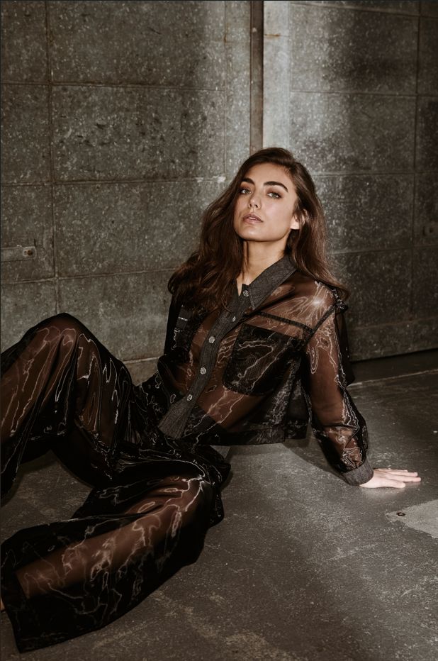 Haute L'Amitié - Organza Pants HL10636 - Black Bukser 