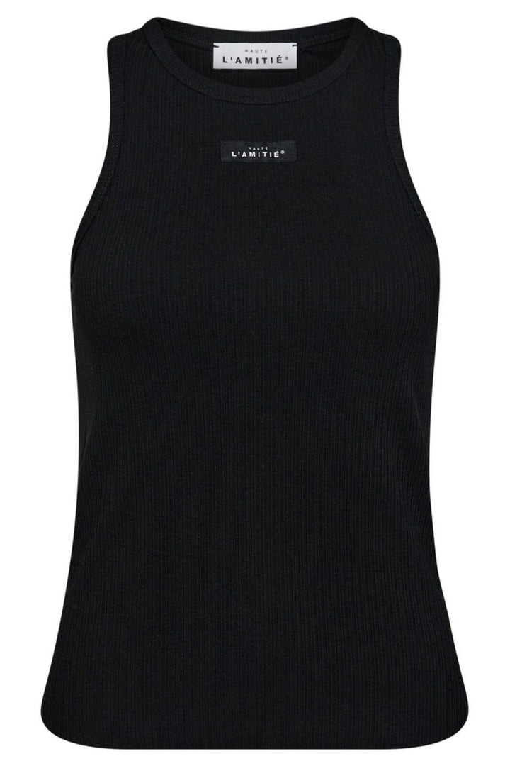 Haute L'Amitié - Rib Badge Tank HL10011 - Black