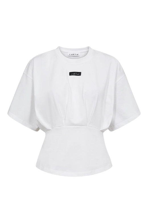 Haute L'Amitié - Romie Pleat Tee HL10526 - White