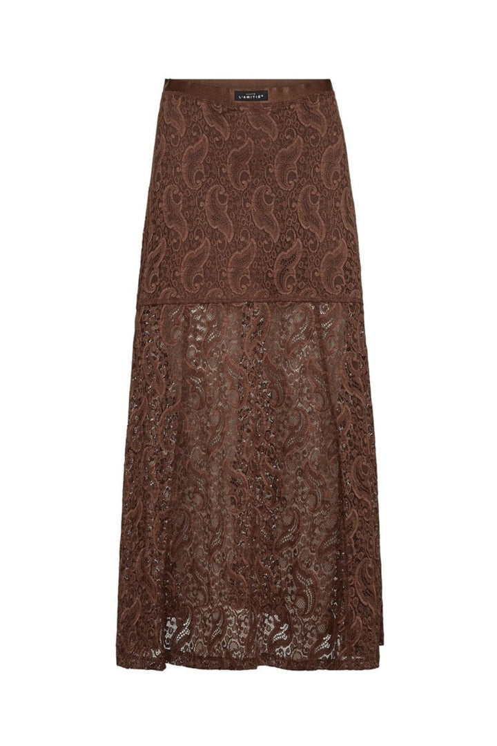 Haute L'Amitié - Summer Lace Skirt HL10133 - Mocca