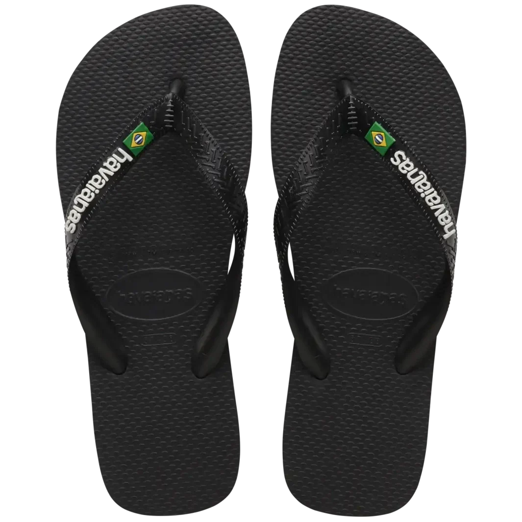 Havaianas - Hav. Brasil Logo  - 1069 Black/black