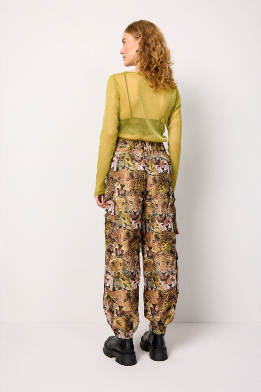 Hunkøn - Carol Cargo Pants - Tiger Printed