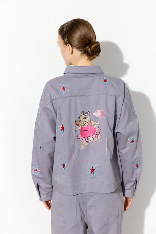 Hunkøn - Electra Shirt 26520 - Grey Skjorter 