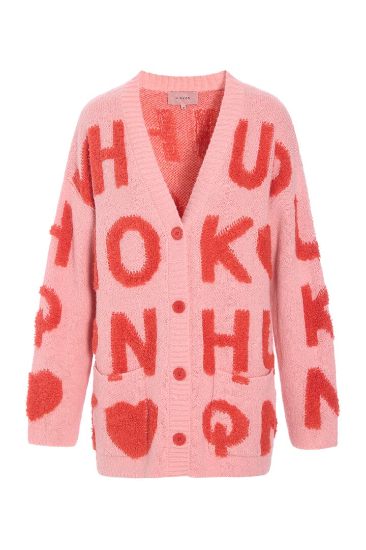Hunkøn - Jenny Knit Cardigan 25681 - Pink